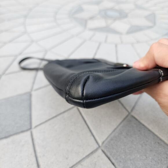 Coach 1941 SOHO Pleated Leather Zip Clutch Wristlet - Picture 10 of 13